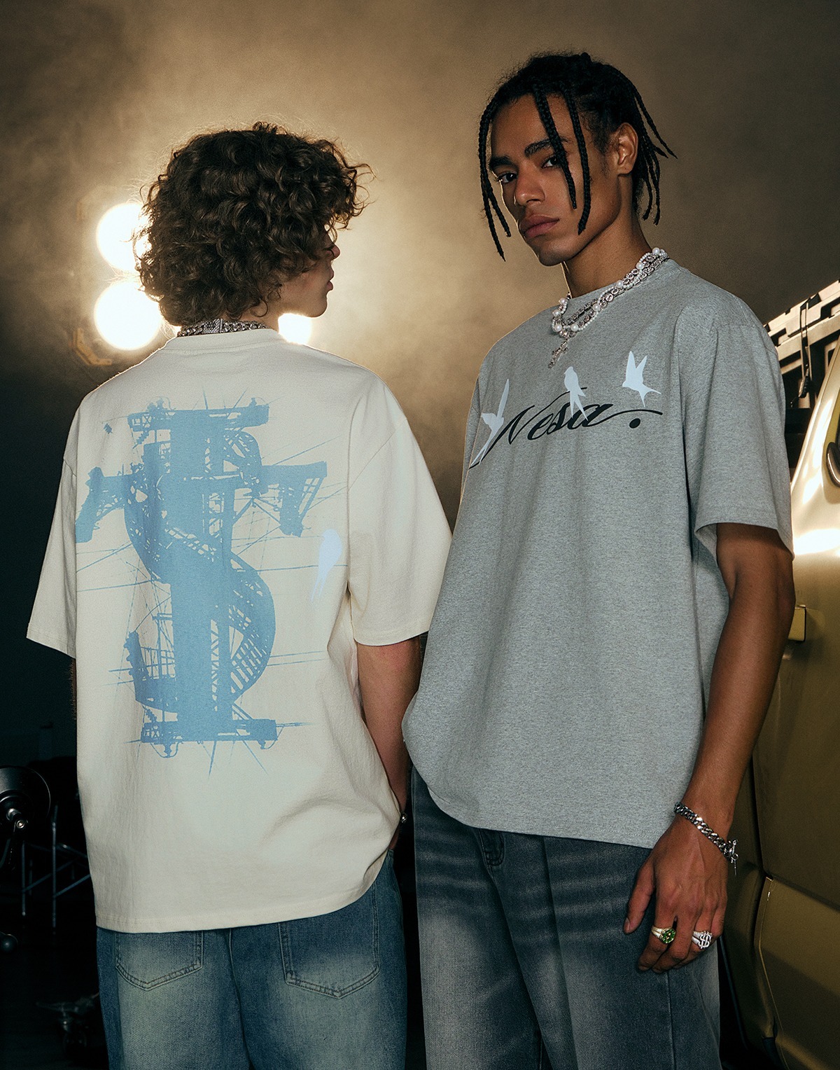 STK SmallTownKid 燕子印花 經典大Logo 短袖 T恤