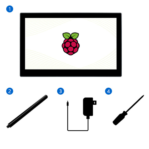 13.3吋 樹莓派3A+ 高清觸控平板