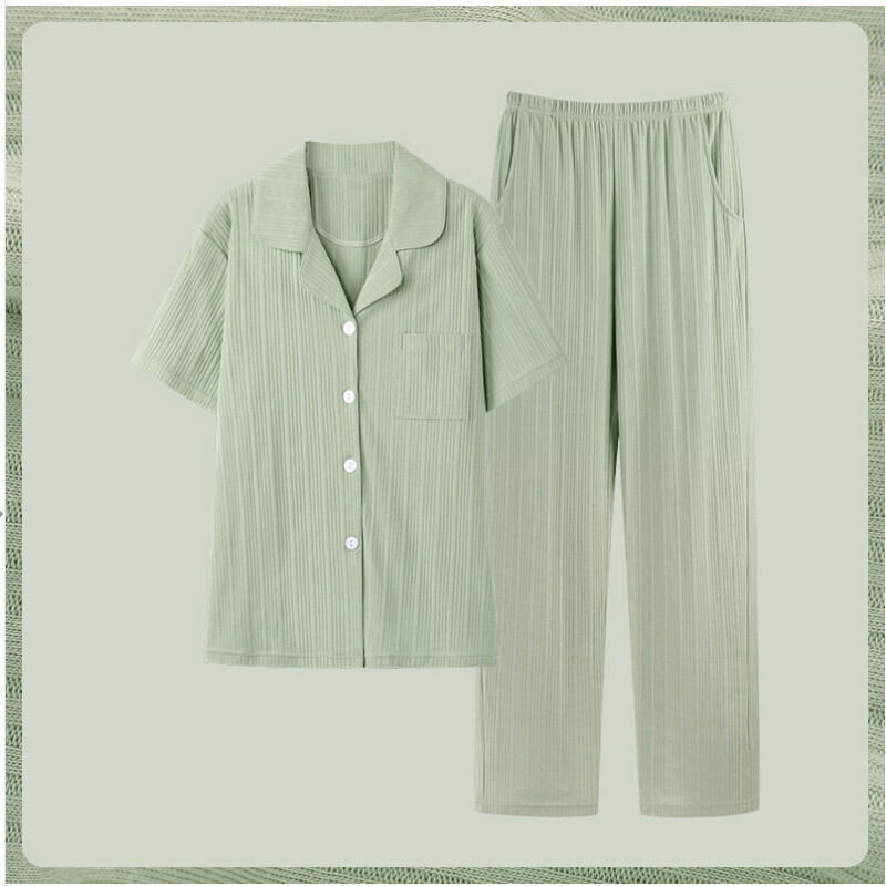 熱賣短袖睡衣套裝【M-XXL碼 AM-601】【下單后聯絡客服確認發貨尺碼 】】