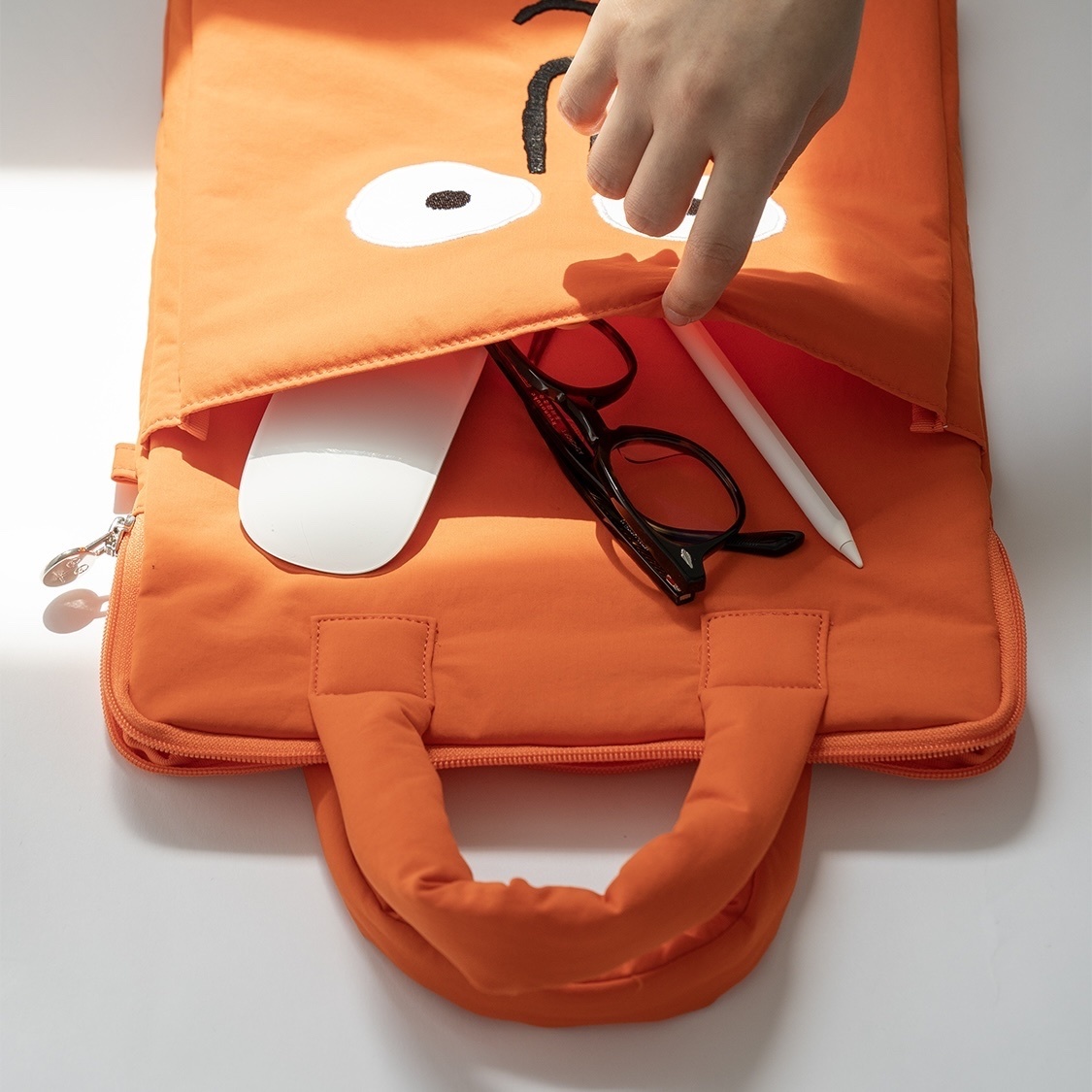 Nounou 橘色 電腦平板保護套