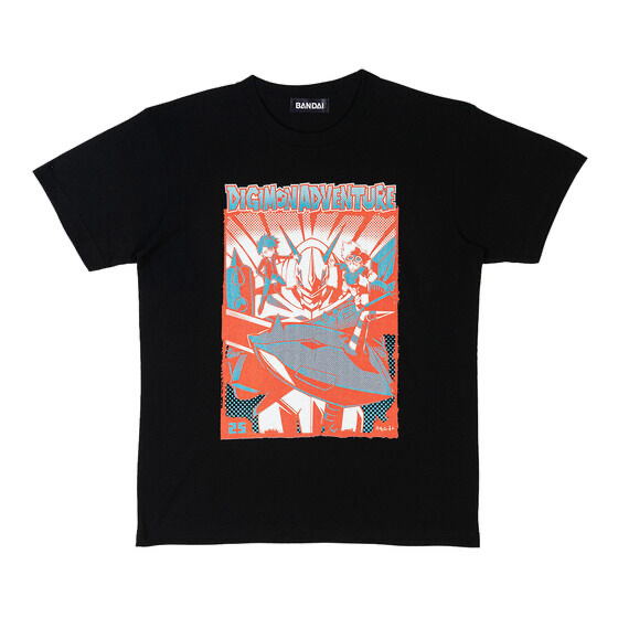 226945  Pbandai 預訂2025/5月 渡辺けんじ氏デザイン デジモンアドベンチャー25周年Tシャツ（太一＆ヤマト＆オメガモン）