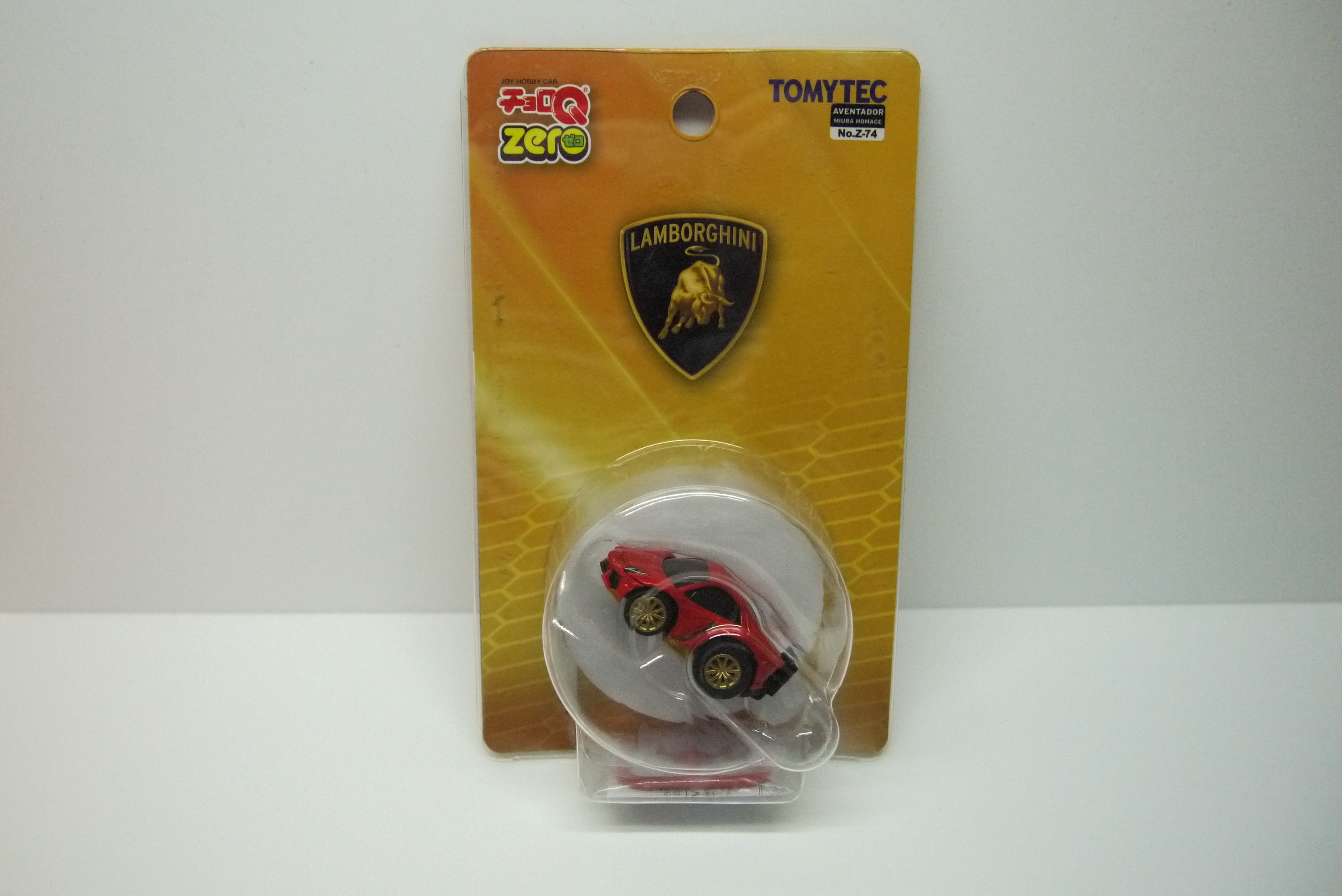 Choro Q Zero Z-74a Lamboirghini Aventador Miura Homage Red