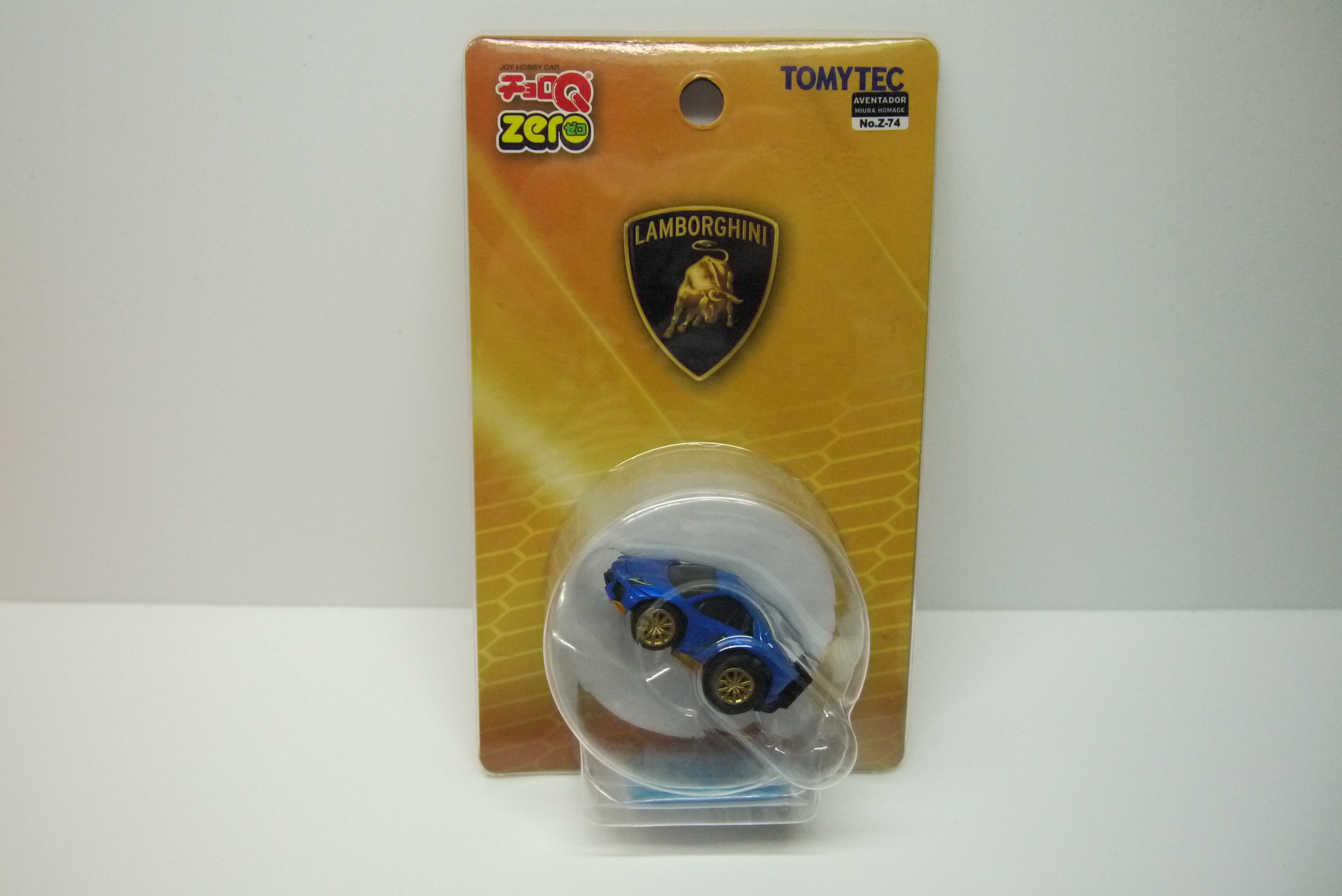 Choro Q Zero Z-74b Lamboirghini Aventador Miura Homage Blue