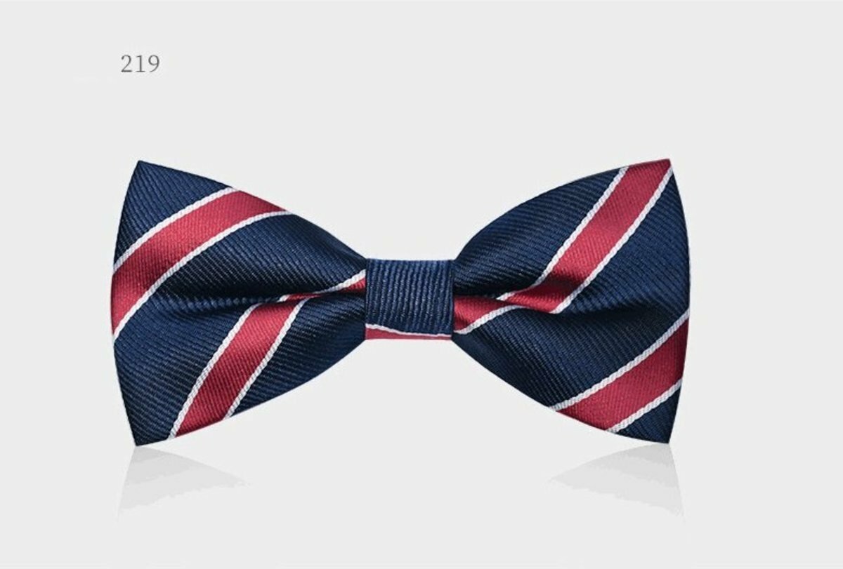 Men's Business Bow Tie(Royal Blue Twill-219)