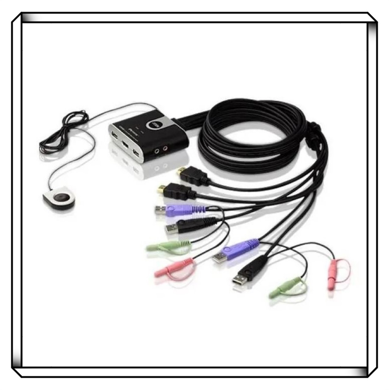 ATEN 2埠 USB HDMI KVM 多電腦切換器 CS692