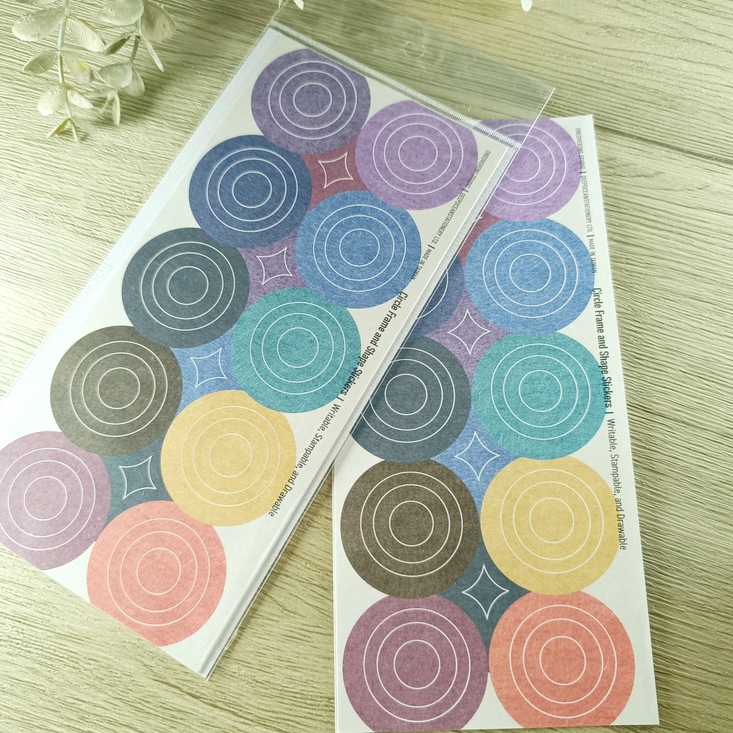 一分之一工作室．模造同心圓貼