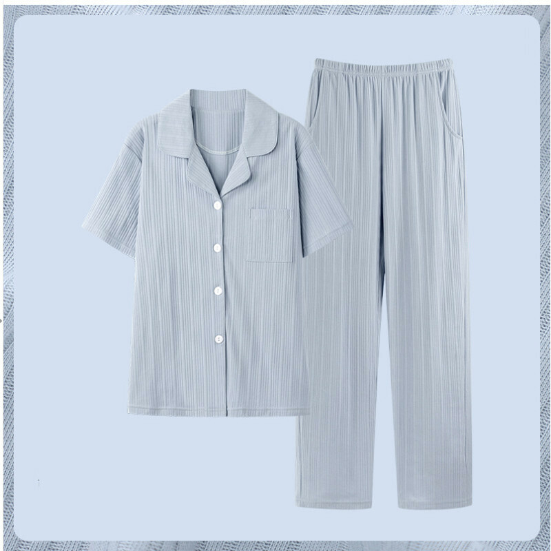 新款短袖睡衣套裝【M-XXL碼 AM-604】【下單后聯絡客服確認發貨尺碼 】】