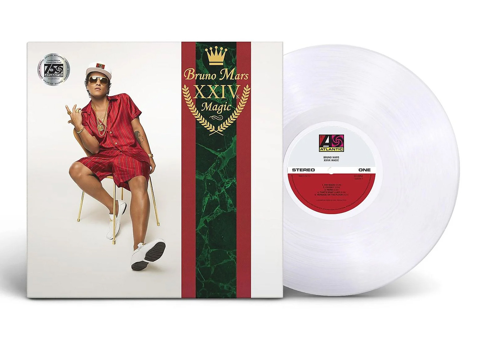 Bruno Mars - 24K Magic LP (Crystal Clear Vinyl)
