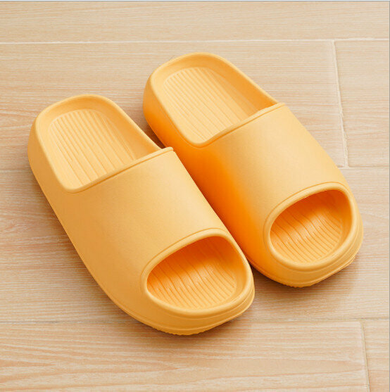 Thick-soled indoor non-slip and anti-odor slippers for men and women (size 36-45, color 7 colors optional, please confirm with customer service after placing an order)