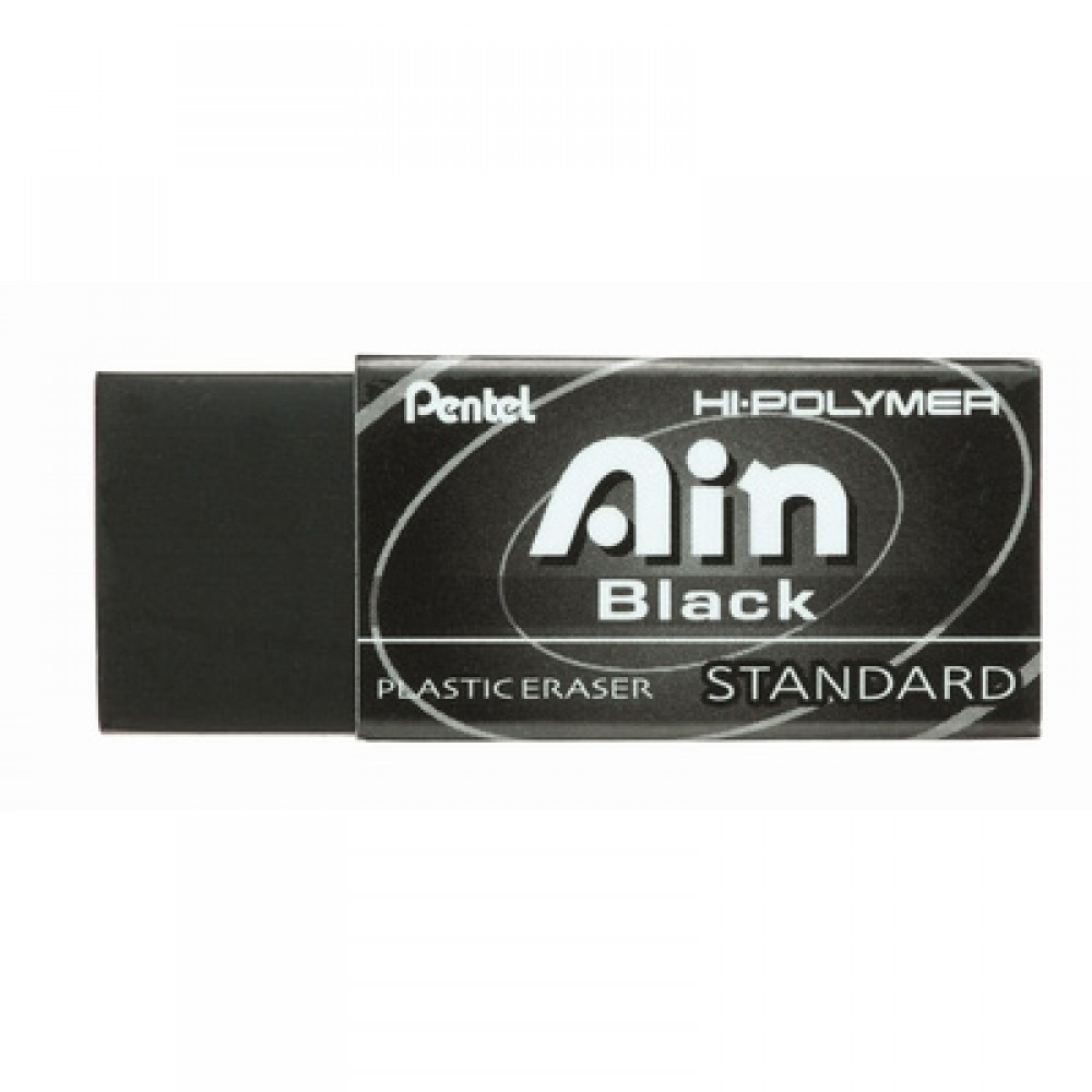 [黑魂] Pentel Hi-Polymer 黑色擦膠 (大) 台灣製造 ZEAH10AT