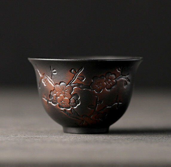 Popular purple clay teacup master cup [Style 5] [Specifications: 5*5cm, capacity about 100ml]