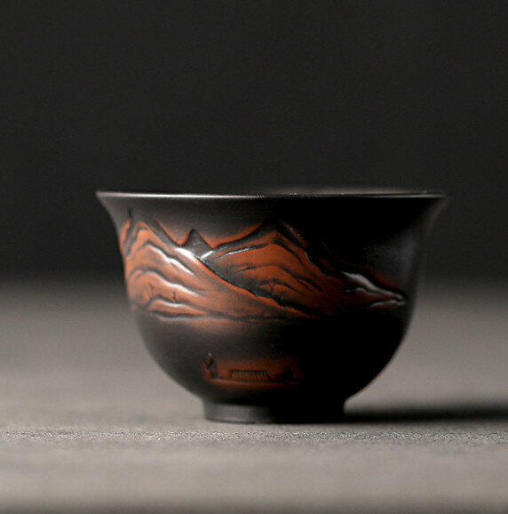 Popular purple sand teacup master cup [Style 8] [Specifications: 5*5cm, capacity about 100ml]