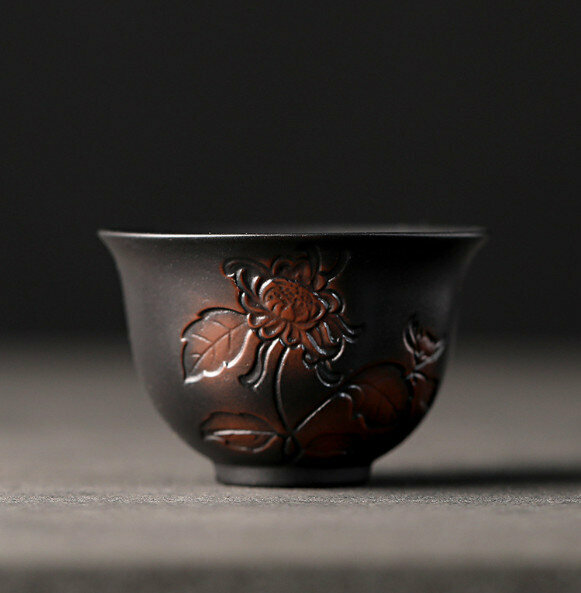 Popular purple clay teacup master cup [Style 10] [Specifications: 5*5cm, capacity about 100ml]