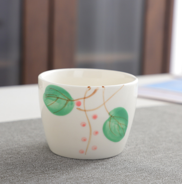 Popular Japanese-style hand-painted ceramic tea cup (150ml)