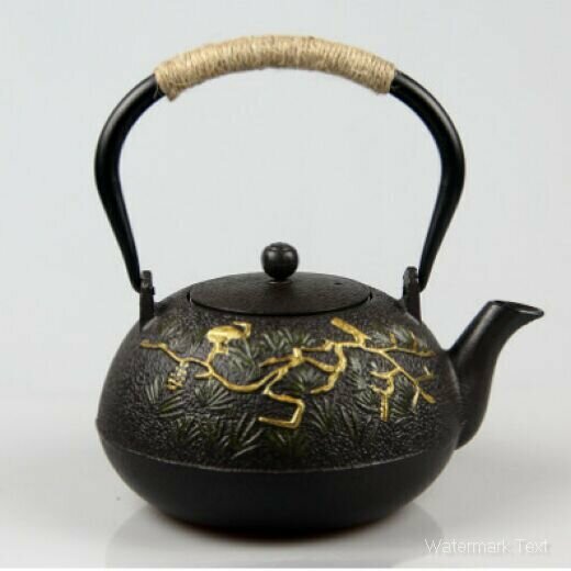 熱推燒水泡茶茶壺（1.2升彩繪松鶴延年)