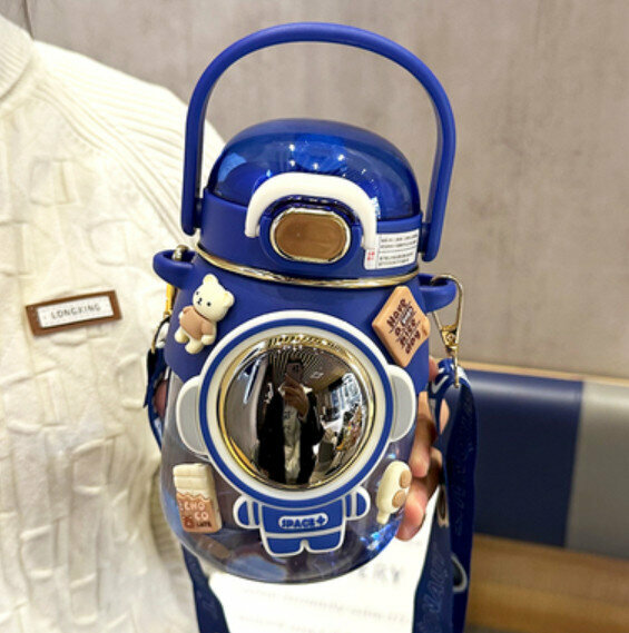 Hotly recommended Astronaut Belly Cup [Blue 830ml + 3D Sticker]