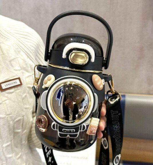 Hotly recommended Astronaut Belly Cup [Black 830ml + 3D Sticker]