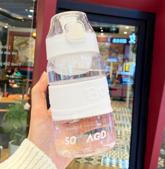 Hot push tea water-proof cup [Pearl White 500ml]