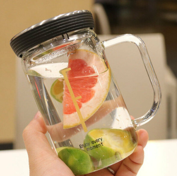 熱推手柄杯【藍色手柄杯350ml】