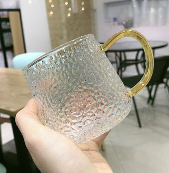 熱推耐熱玻璃水杯 大肚款【單杯】【容量： 401mL】