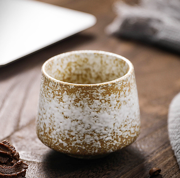 Hot Recommended Retro Stone Ceramic Tea Cup (Off White)