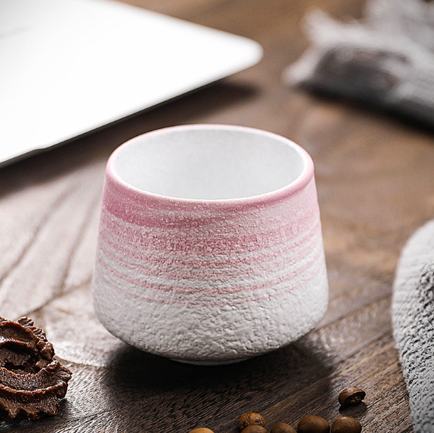 Hot Recommended Retro Stone Ceramic Tea Cup (Colored Powder)