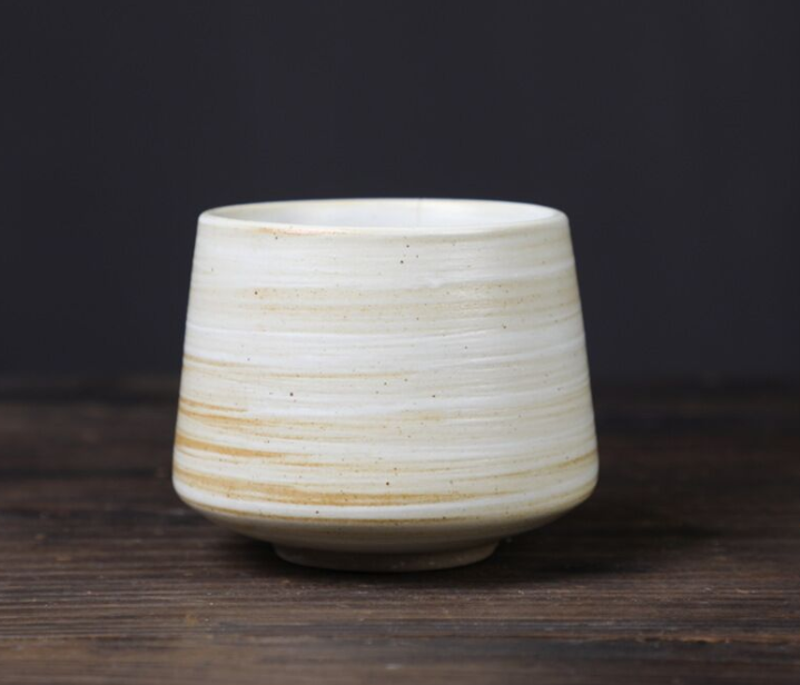 Hotly recommended retro stoneware tea cup (06 kiln discoloration)