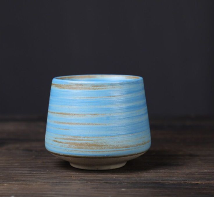 Hotly recommended retro stoneware tea cup (01 kiln discoloration)