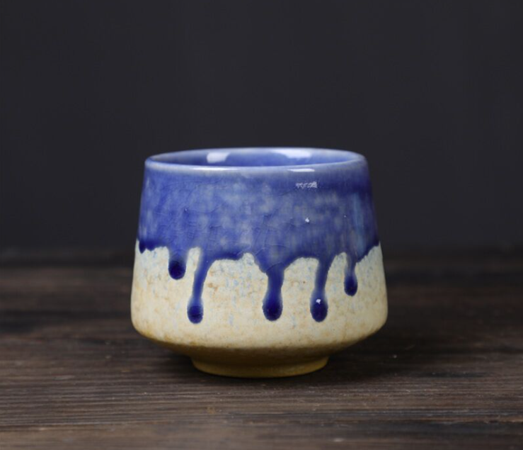 Hotly recommended retro stoneware tea cup (03 model kiln discoloration)