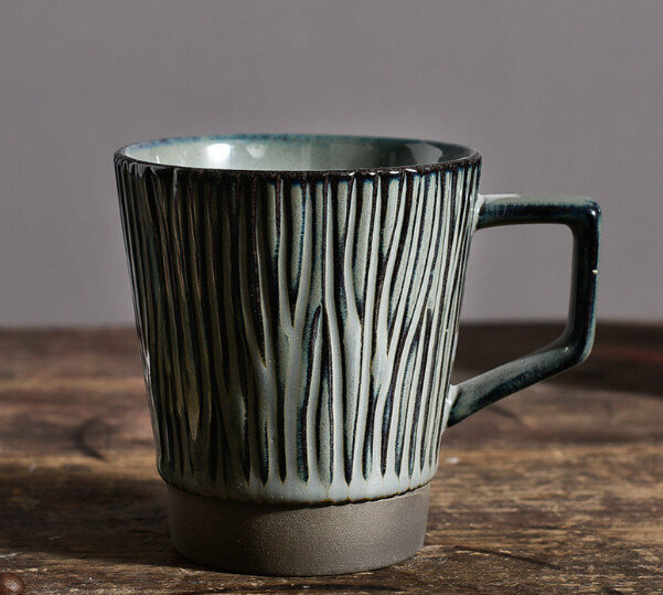 Popular office water cup and coffee cup [cement gray] capacity [201-300ml]