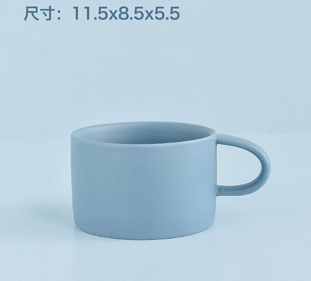 Popular small tea cup for couples Couple small tea cup [blue, capacity 101-200ml]
