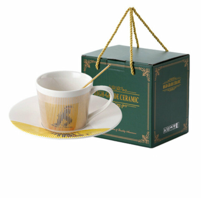 Popular coffee cup (Mike Gold Cup 1 cup 1 saucer 1 scoop)