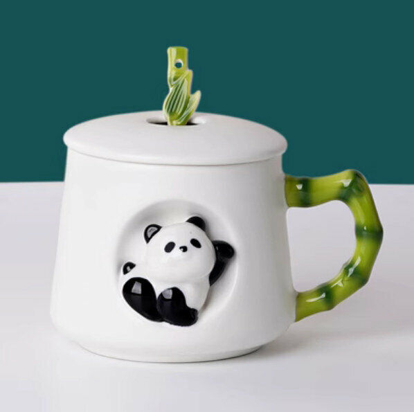Popular coffee cup (white, 1 cup, 1 lid, 1 scoop)