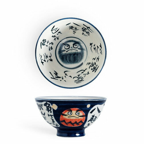 Hot Selling Ceramic Rice Bowl (Dharma-Blue 300ml)