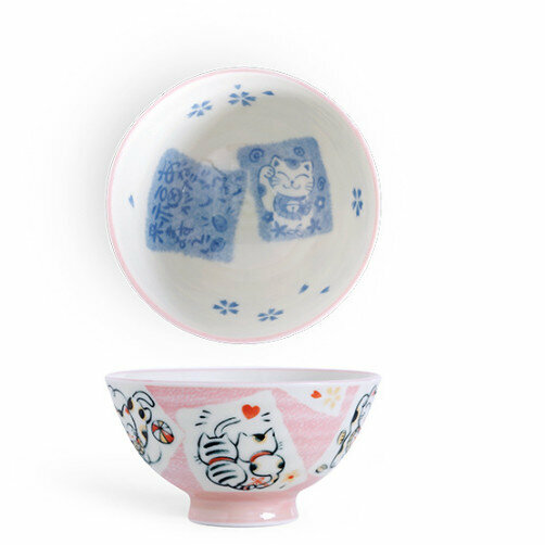 Hot Selling Ceramic Rice Bowl (Zhaofu-Cat 300ml)