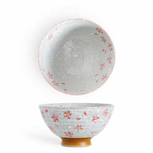Hot Selling Ceramic Rice Bowl (Snow Sakura-Powder 300ml)