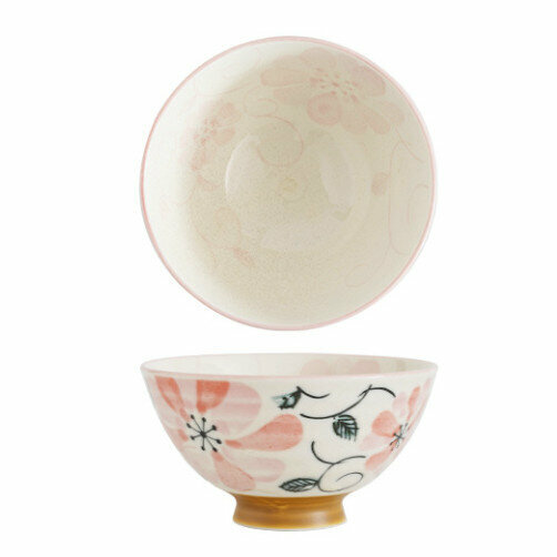 Hot Selling Ceramic Rice Bowl (Panhuizakura 300ml)