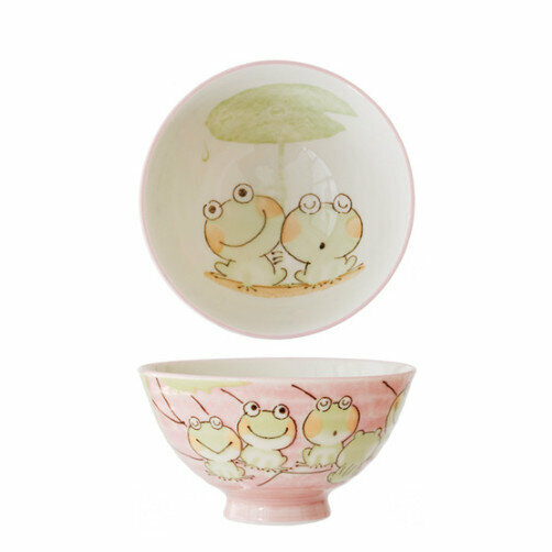 Hot selling ceramic rice bowl (frog treasure 300ml)