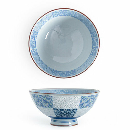 Hot Selling Ceramic Rice Bowl (Penhiki Ichimatsu 360ml)
