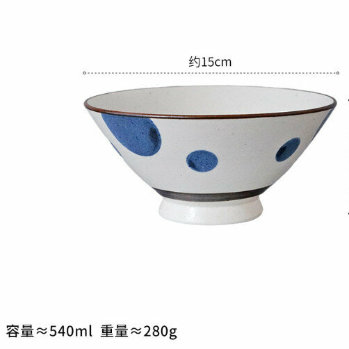Hot Selling Ceramic Soup Bowl (6 inches high platform Marui Hoshikora)