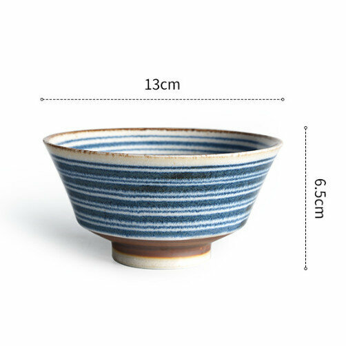Hot selling ceramic rice bowl (Paisi tall bowl-wave)