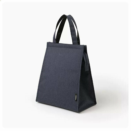 Hot style bento lunch bag thermal bag bag [medium size - navy blue]