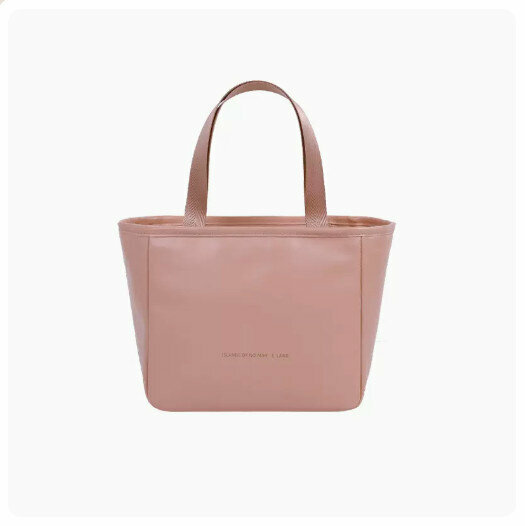 Popular handbag insulation bag lunch box lunch bag [rose pink-large capacity [can hold 1500ml lunch box*2]