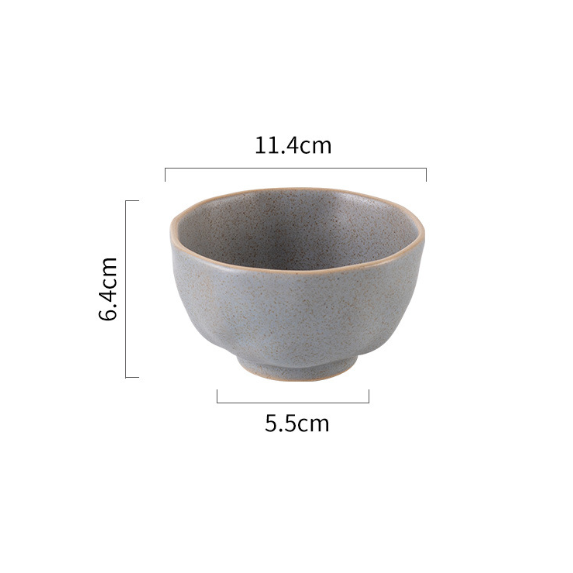 New Japanese style rice bowl (4.5 inch rice bowl_crab shell green)