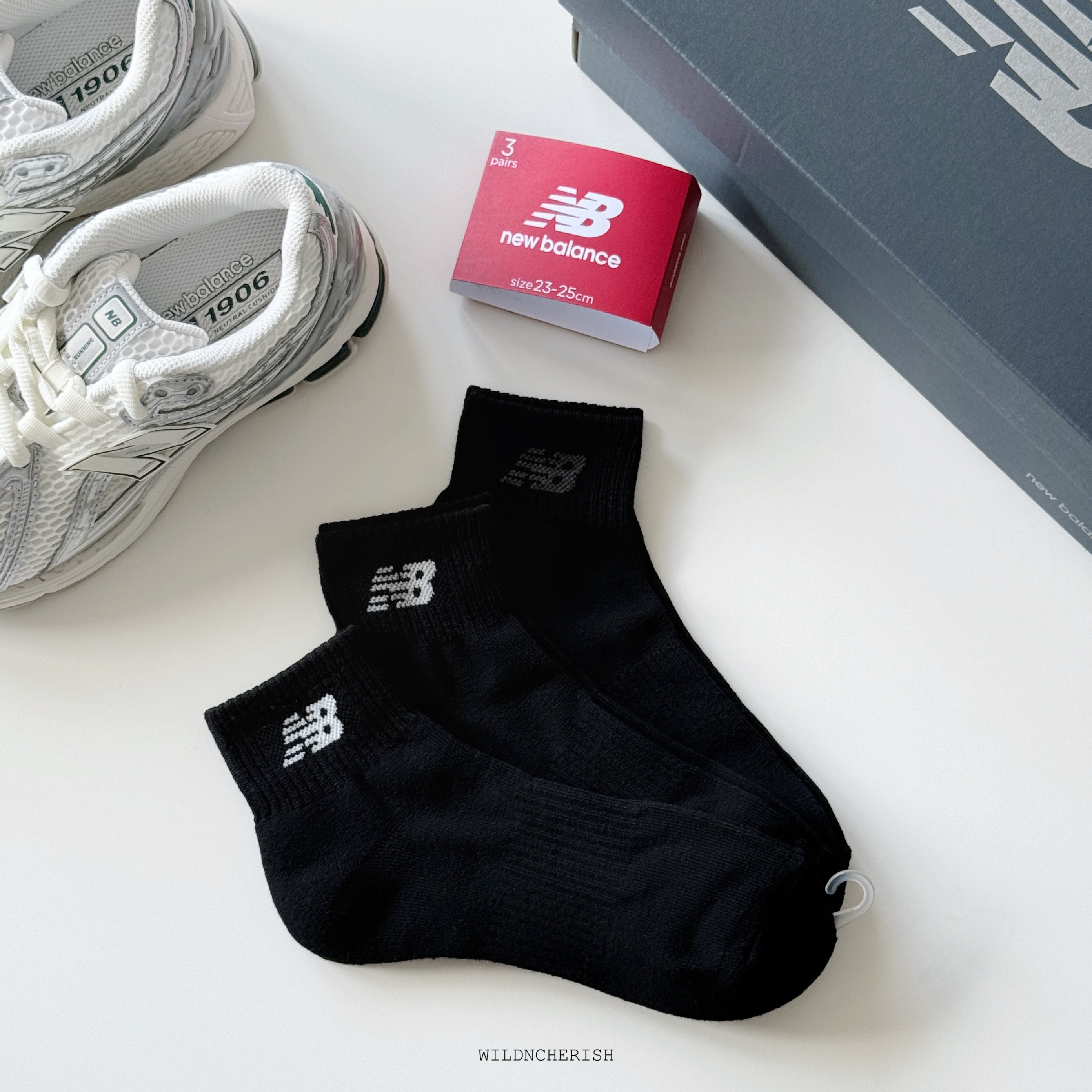 現貨 | 日版 New Balance Socks 三對 中筒襪