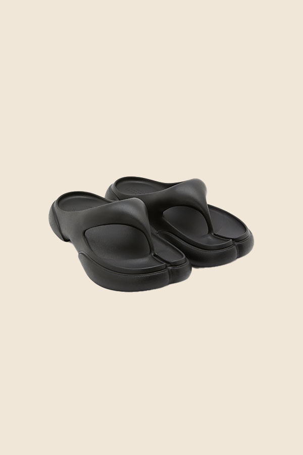 PAES - 04分趾涼拖鞋拖 - 經典黑