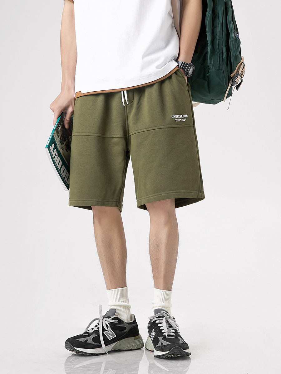 7M22 美式休閒運動風短棉褲 五色