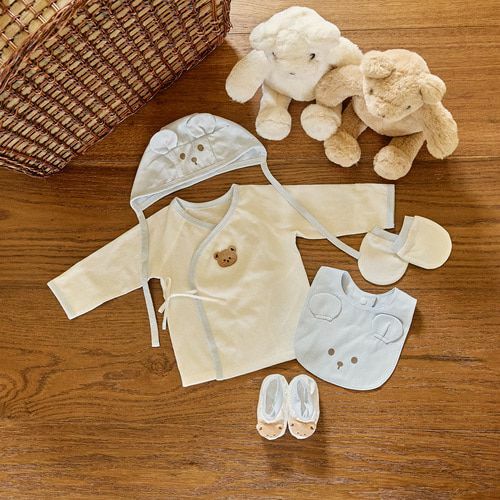 DTD幸福寶寶誕生❤️~有機棉新生兒5件套(單品)