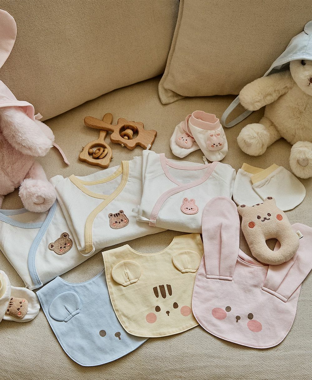 DTD幸福寶寶誕生❤️~有機棉新生兒5件套(單品)