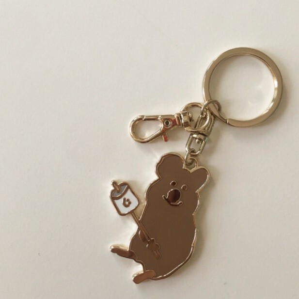 #現貨 Dinotaeng 烤棉花糖吊飾 棉花糖 鑰匙圈 配件